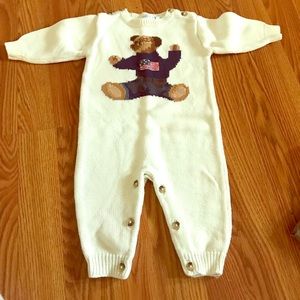 Ralph Lauren Knit Onesie